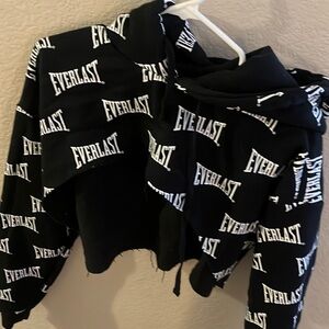 Everlast boxing cropped sweatshirt
